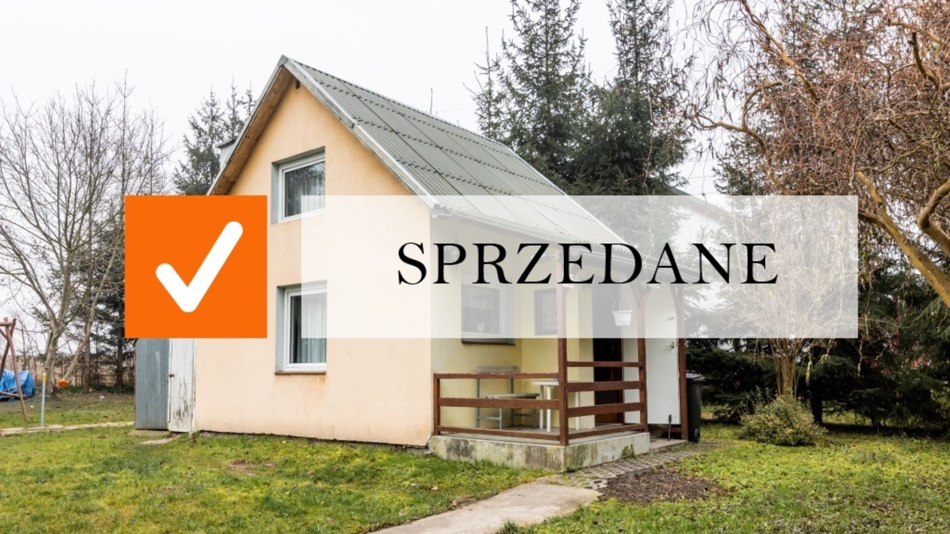Szubin Wieś, dom 2 pokoje, duża działka 