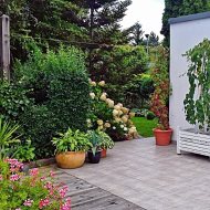 domek 50 m2 z basenem, na działce ROD 330 m2 Okole
