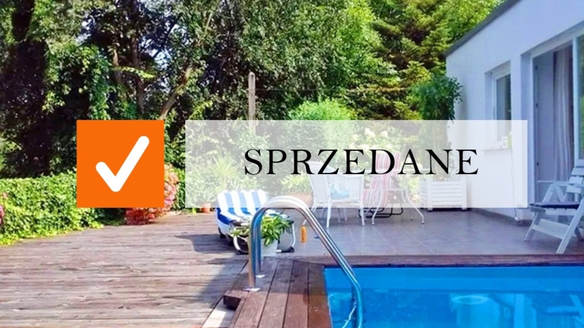 domek 50 m2 z basenem, na działce ROD 330 m2 Okole