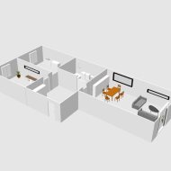 Dwupokojowe mieszkanie Osiedle Leśne– po remoncie